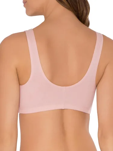 Vista 6 de Fruit of the Loom Brasier deportivo reforzado para mujer, de cierre frontal