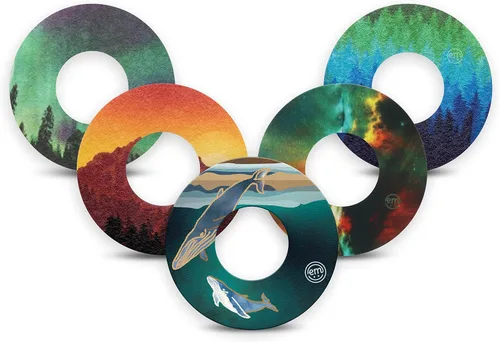 Vista 26 de ExpressionMed - Parches adhesivos para Libre 2 (paquete de 5) - Cintas con sensor CGM precortadas a prueba de agua, no se deshilacha