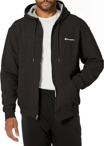 Vista 9 de Champion Sudadera con capucha y cremallera para hombre, cómoda sudadera con capucha para hombre (regular o grande y alto)