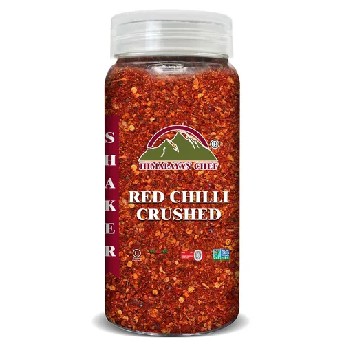 Himalayan Chef Pimentero triturado rojo – Copos de chile rojo triturado orgánicamente ideal para pizza, sastrilla, mariscos y pasta (3.88 onzas)