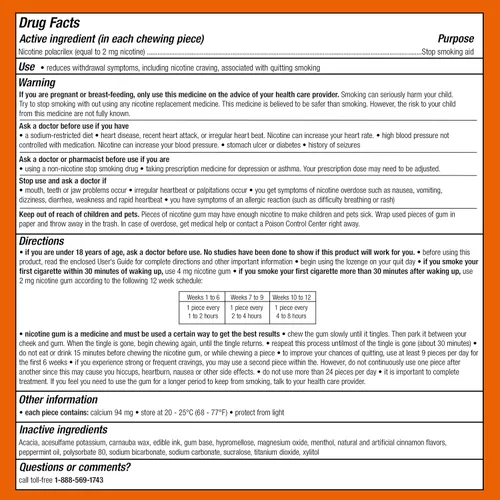 Vista 11 de Nicorette Goma de mascar de nicotina recubierta de 2 mg para ayudar a dejar de fumar con el programa de apoyo conductual, ayuda para dejar de fumar