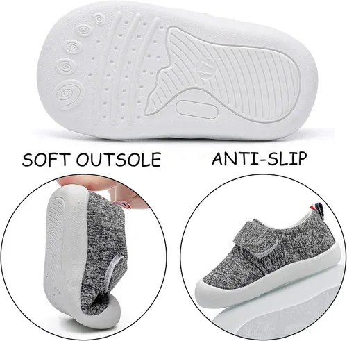 Vista 3 de Zapatos para bebés niños y niñas, antideslizantes, transpirables, para bebés de 6 a 18 meses