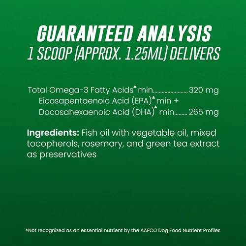 Vista 5 de Welactin Omega-3 - Soporte para piel y pelaje, líquido, 4 onzas, verde