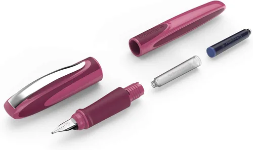 Vista 5 de Schneider Pluma estilográfica Ray (diestro, incl. cartucho de tinta estándar azul real) boysenberry