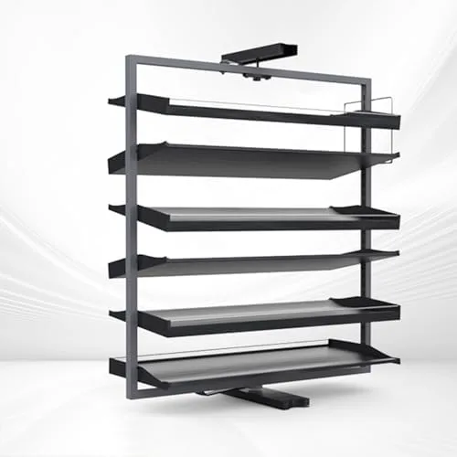 Vista 18 de 360-Degree Rotating Shoe Organizer Cabinet, Stylish Hidden Storage Solution for Entryway & Living Room, Space-Saving Design, 72x67.2cm/28.3x26.5in