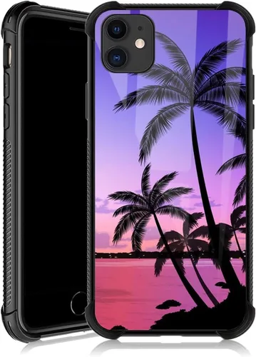 Vista 27 de ZHEGAILIAN Funda compatible con iPhone 11, funda protectora antideslizante de poliuretano termoplástico suave con cuatro esquinas reforzadas a