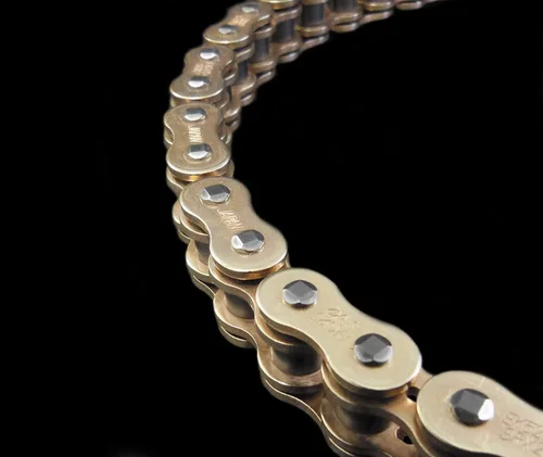 Cadena EK 530 ZVX3 NX-Ring Chain - 120 eslabones - Oro, Tipo de cadena: 530, Longitud de la cadena: 120, Aplicación de la cadena: Calle, Color: Oro