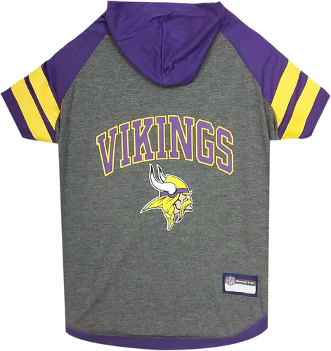 Vista 14 de NFL sudadera con capucha tee para perros y gatos. Fútbol perro sudadera con capucha playera disponible en todos los equipos de 32 NFL. cuttest