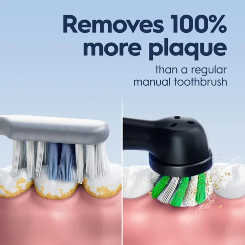 Vista 9 de Oral-B Cepillo de dientes eléctrico recargable Pro 1000, color negro