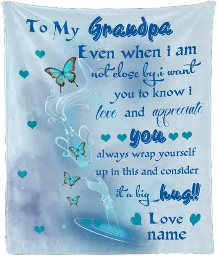 Vista 12 de Custom Blanket with Name Personalized to My Mom Soft Fleece Throw Blanket for Gifts (50 X 60 inches)