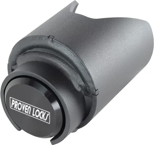 Proven Industries - Modelo 2178, Cerradura para remolque, se adapta a acopladores de remolque de 2 pulgadas seleccionados, asegura cadenas de Negro