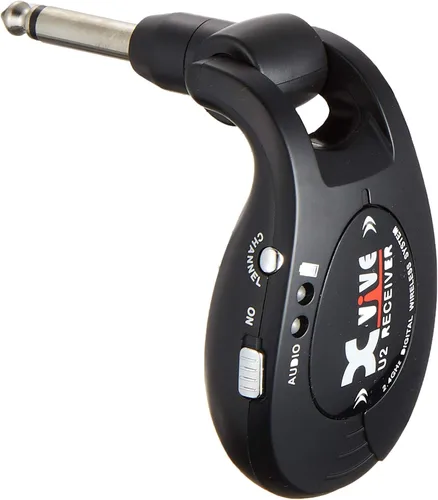 Vista 4 de Xvive U2 - Sistema inalámbrico para guitarra recargable de 2.4GHz - Transmisor y receptor inalámbricos para guitarra eléctrica y bajo