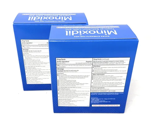 Vista 3 de Kirkland WeyDOc Minoxidil 5% extra fuerte crecimiento del cabello para hombres, 12 meses