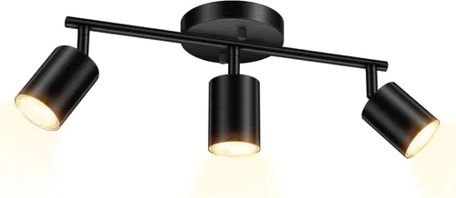 Vista 19 de Kit de iluminación LED de pista BoostArea, aplique monopunto ajustable de montaje empotrado, luz de punto giratoria flexible para cocina, sala