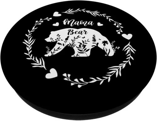 Vista 2 de PopSockets PopGrip intercambiable de Mama Bear
