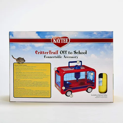 Vista 2 de Kaytee CritterTrail - Transportador de viaje para hámsters, jerbos o ratones para mascotas