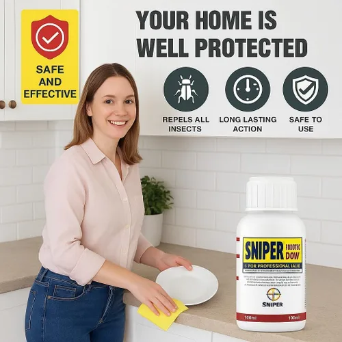 Vista 2 de PureDefense Sniper 1000ec DDVP Mata Cucarachas 100 ml (Paquete de 1)