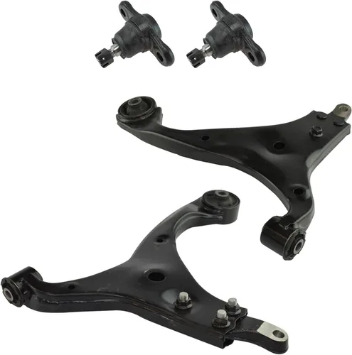 Vista 51 de TRQ Brazo de control superior e inferior del lado del conductor y del pasajero con juego de rótulas compatible con Chevrolet GMC 89-02