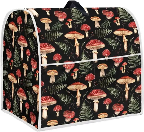 Vista 27 de Birds Flower Pattern Kitchen Aid Mixer Cover, Food Processor Cover with Top Handle and Storage Pocket, Dust Cover for Kitchen Stand Mixer or Coffee