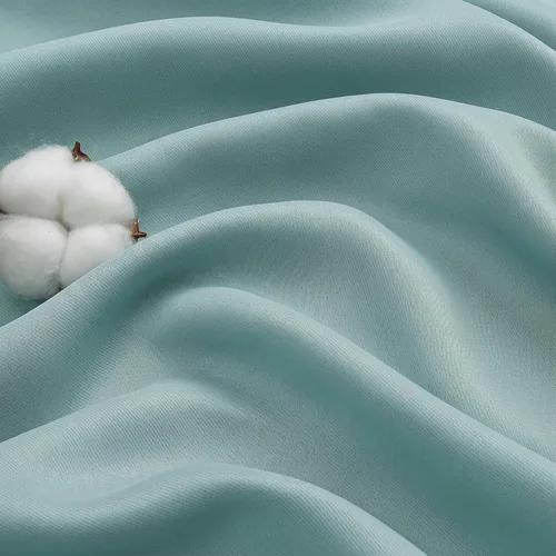 Vista 4 de Aqua Cafe - Juego de 2 paneles de cortinas opacas de 24 pulgadas de largo, con aislamiento térmico suave y sólido, para ventanas de baño, sótano