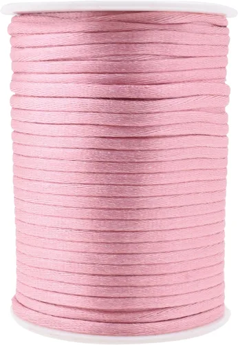 Vista 46 de Mandala Crafts Cordón de nailon satinado de 1/64 pulgadas (0.024 in), 100 yardas para pulseras, collares, joyas y adornos de macramé