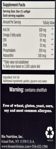 Vista 2 de Bio Nutrition Krill Soft Gels, 45