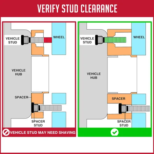 Vista 3 de Wheel Accessories Parts 2 piezas de espaciadores de rueda para ATV UTV de 4 en 156 mm 4x156 mm, 1 pulgada de espesor, 130 mm de buje, perno de rosca