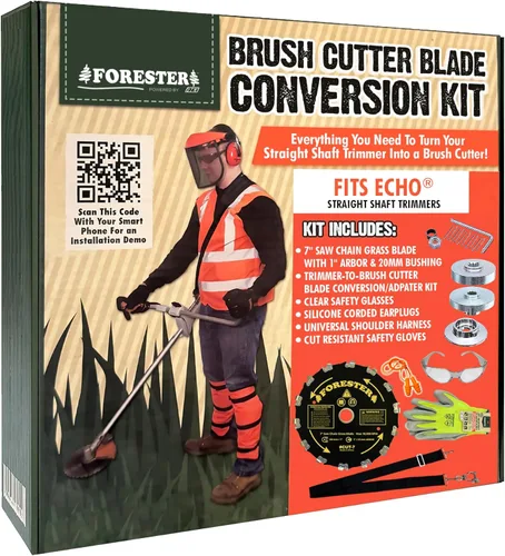 Vista 8 de FORESTER Cuchilla de Desbrozadora para Motosierra – 7 pulgadas x 14 Dientes Se adapta a la mayoría de recortadores de eje recto El kit