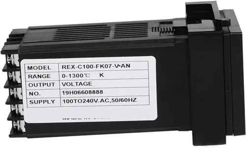 Vista 2 de Set of PID Digital Temperature Thermostat Regulator Controller REX-C100 with SSR Output-Thermocouple K-Solid State Relay SSR 40A