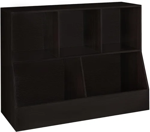 DINZI LVJ Organizador de almacenamiento para juguetes, estantería para niños, gabinete de almacenamiento de juguetes de madera, estantería para