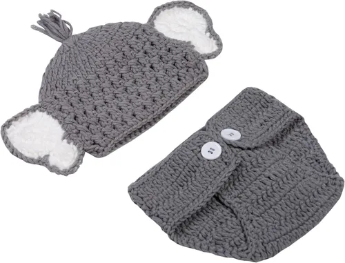 Disfraz tejido a crochet para bebes recién nacidos. Sombreros y trajes de fotografía