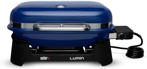 Vista 16 de Weber Lumin - Parrilla de barbacoa eléctrica compacta para exteriores, color negro - Ideal para espacios pequeños como patios, balcones y terrazas