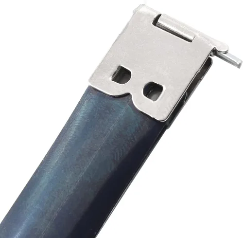 Vista 5 de Cierre de beso de marco flexible interno de metal, Plateado