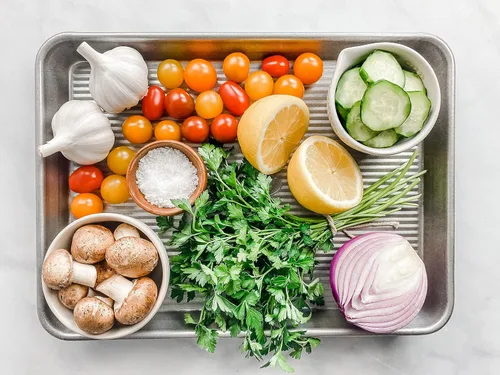 Vista 7 de USA Pan Juego de utensilios para hornear de acero aluminizado antiadherente resistente a la deformación de 3 piezas