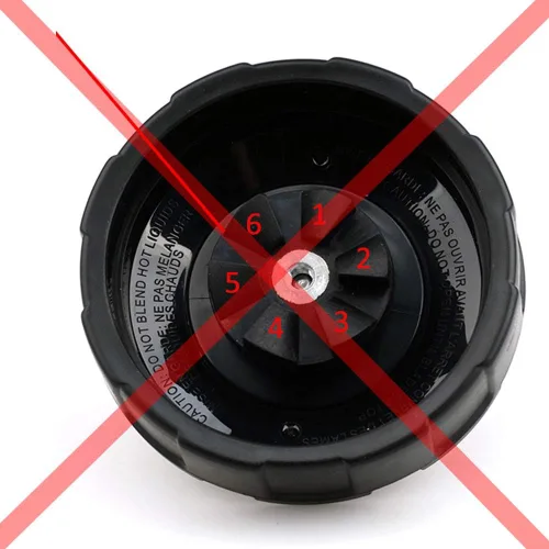 Vista 6 de Joystar 7fins macho engranaje con hoja añadir taza de 32oz con tapa de sorbo y sello para nutri ninja