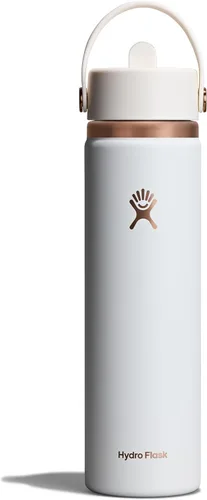 Vista 55 de Hydro Flask Botella de agua – Acero inoxidable aislado – Tapa flexible con popote de boca ancha, antiderrames, a prueba de fugas y recargable