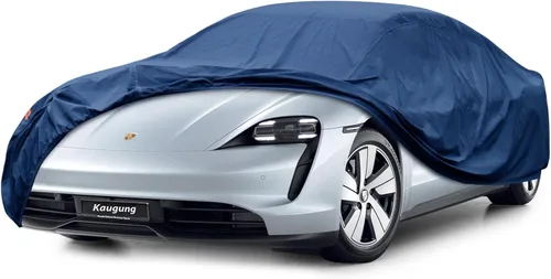 Vista 208 de Kaugung Funda impermeable pesada para automóvil, ajuste personalizado para Ford Mustang GT/Shelby/Cobra/Bullitt (1970-2025), cubierta exterior