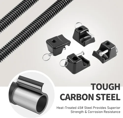 Vista 3 de KOOPOOL Juego de herramientas de compresor de resorte de puntal 2 unidades de compresión de resorte Macpherson de 11.5 pulgadas, enchufe de 13/16