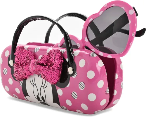 Vista 3 de Minnie Mouse - Gafas de sol para niños para niñas gafas de sol con funda para gafas para niños