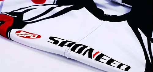 Vista 5 de Sponeed, suéter de ciclismo, mallas cortas con almohadilla, respirable, ciclismo, hombres.