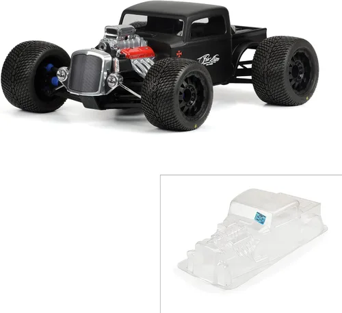 Coche Pro-Line Racing 341000 Rat Rod Clear Body, para Revo 3.3 Summit y para E-Revo Radio Control Body