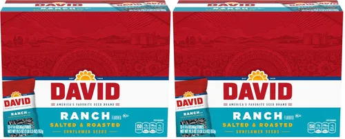 Vista 12 de DAVID - Semillas de girasol tostadas y saladas, 1.625 onzas, paquete de 12