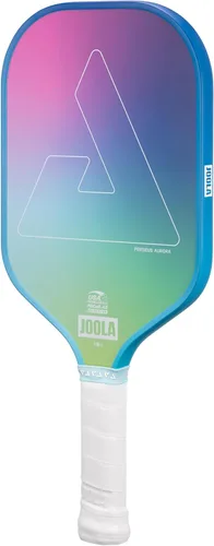 Vista 6 de JOOLA Perseus Aurora - Juego de 2 palas de pickleball - Incluye: 2 paletas de pickleball, 4 bolas y bolsa de cabestrillo - Superficie de carbono