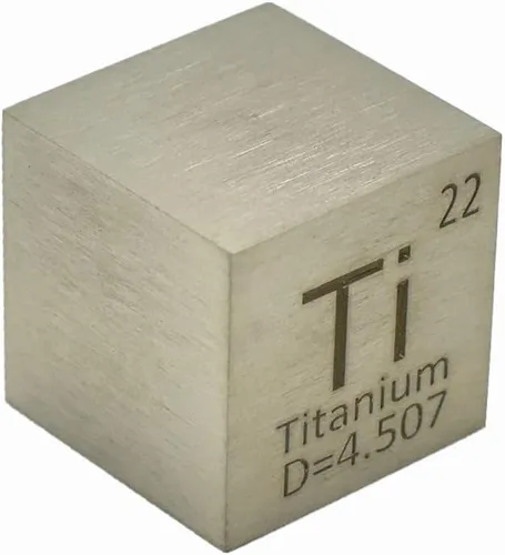 Vista 52 de Cubo de Antimonio Sb 99.99% Elemento Puro de 10mm de Densidad para Colección de Elementos, Tabla Periódica, Cazador y Más (1 cm, Antimonio)