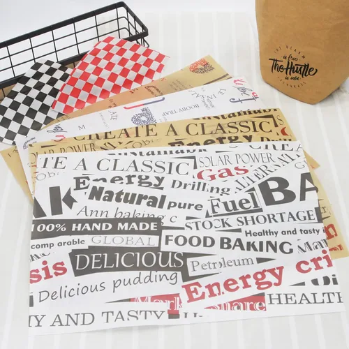 Vista 6 de Papel Premium para Delicatessen de 12"x12" - Paquete de 200 - Resistente al Agua y Grasa, Forros a Prueba de Grasa para Bandejas de Comida