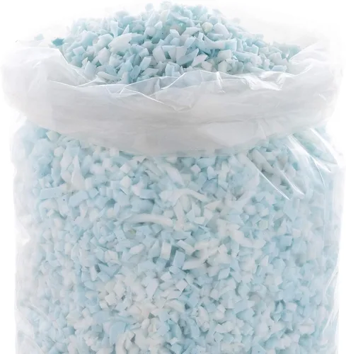 Vista 8 de Linenspa Espuma Viscoelástica Triturada Premium - Espuma Premium Totalmente Blanca para Manualidades - Relleno de Reemplazo para Almohadas, Puffs