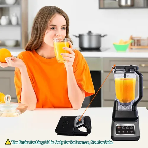 Vista 7 de Cubierta de boquilla de repuesto compatible con tapa de licuadora Ninja de 72 onzas, tapa de tapa para jarra Ninja Blender Pitcher parte superior