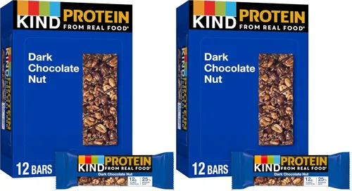 Vista 5 de KIND - Barras de nueces, arándanos y almendras, barras de aperitivos saludables, libres de gluten, bajas en azúcar, con 0.21 onzas de proteína, 24