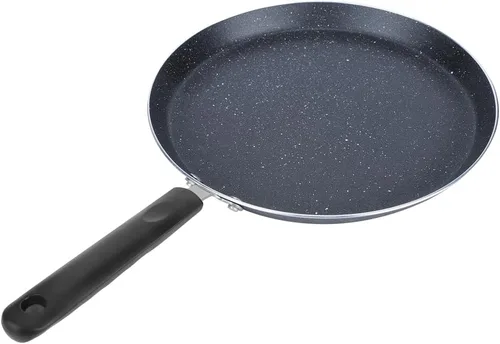 Vista 6 de Yosoo Sartén antiadherente, utensilios de cocina de aleación de aluminio de calentamiento rápido con mango a prueba de calor para desayuno
