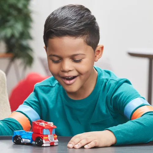 Vista 5 de Transformers Playskool Heroes Rescue Bots Academy Team Optimus Prime, 4.5-Inch Action Figure, Kids Converting Robot Toy, Ages 3+ (Yaxa Exclusive)